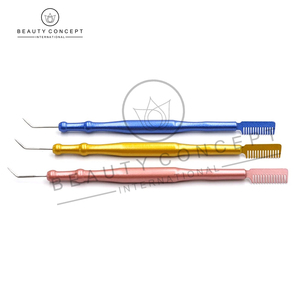 <b>Comb</b> 2-in-1 Metal Double-Ended <b>Lash</b> Lift Eyelash Perm Lifting Separating Brush Colorful Eco-Friendly Reasonable Price <b>Lash</b> Lift - Product Image 2