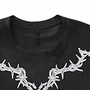 Camiseta holgada para hombre 2025 230G estilo deportivo de secado rápido aguja estrecha fresca estilo informal de alta calidad liso - Product Image 2