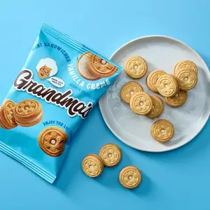 Grandma's Cookies, Mini Sandwich Cremes Vainilla, 2,12 Onzas (Paquete de 60)