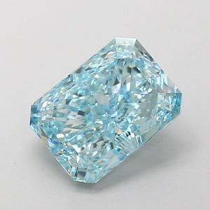 Diamante Cultivado en Laboratorio, Corte Radiante, 2.37ct, Azul Intenso, VVS1 - Product Image 5