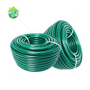 ท่อน้ำมอสเสริมแรงเกลียวสีเขียวหนา3ชั้น2มม. 3/4นิ้วยาว100ม. ปรับแรงดันได้ยืดหยุ่น - Product Image 1