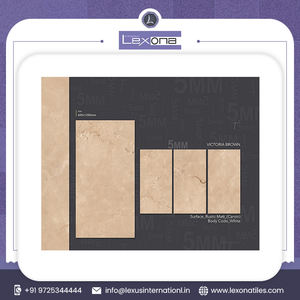 Carreaux de sol en pierre, marbre de porcelaine, 600x1200mm, très brillants, modernes, 5mm, pour l'intérieur des immeubles de bureaux, carreaux émaillés 600x1200mm - Product Image 2