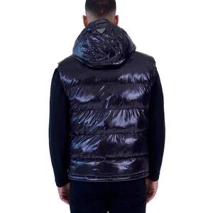 2025 qualité supérieure hommes décontracté gilet bouffant grande taille respirant bulle fermeture à glissière haute rue vêtements d'hiver - Product Image 2
