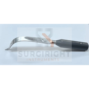 Guide de perçage orthopédique allemand à prix d'usine, avec poignée en Delrin noir robuste et courbée, instrument orthopédique approuvé CE ISO par Surgiright - Product Image 4