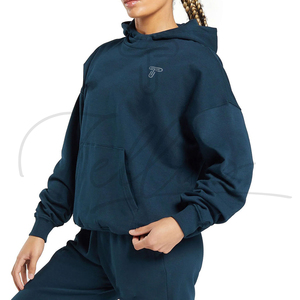 Nueva llegada: Sudaderas casuales de mujer, sudaderas con capucha de manga larga a la moda, sudaderas oversize con hombros caídos para mujer - Product Image 1