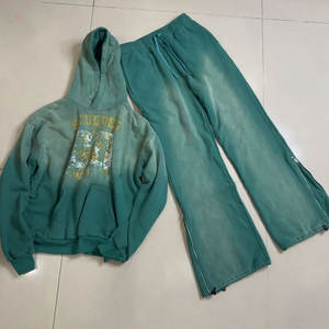 Sweat-shirt à capuche et pantalon de survêtement évasé pour hommes et ensembles de logos, meilleure vente, grande taille - Product Image 4