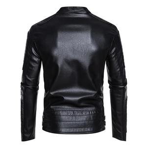 Combinaison de moto pour homme, combinaison de course, équipement de protection, coupe-vent et imperméable, veste en cuir décontractée pour le travail - Product Image 3