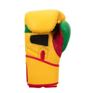 Gants de boxe d'entraînement professionnels en cuir, respirants, personnalisables, confortables, unisexes - Product Image 3