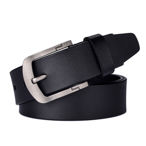 Ceinture formelle pour homme en cuir de vache traité au cuivre noir antique, boucle en alliage personnalisée en forme de crâne, motif à pois, durable, imperméable - Product Image 2