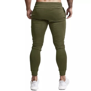 Custom Jogger Pants Sports Mens 100% Cotton Sweatpants Breathable Quick Dry <b>Trousers</b> <b>Elastic</b> <b>Waist</b> Stacks Flared Pants for Men - Product Image 3