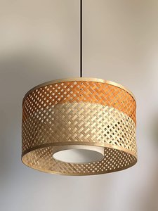 Lámpara de araña moderna para comedor, colgante de luz de ratán decorativo de bambú para cocina, casa, Hotel o restaurante - Product Image 4