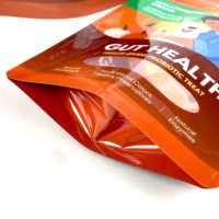 Sachet refermable personnalisé, écologique, résistant à l'humidité, avec fermeture éclair, pour aliments pour animaux de compagnie et sushis