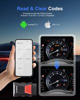 Escáner Inteligente GOOLOO DS200 OBD2 AI, Herramienta de Diagnóstico de Emergencia Universal para Automóviles, Dispositivo para Todos los Coches, Probador de Sistemas TPMS y Moto
