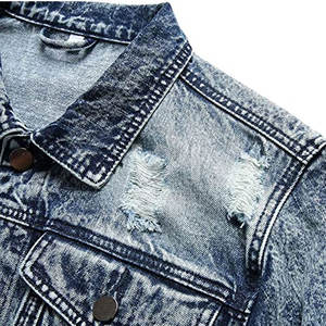 Services OEM, veste en jean pour homme de haute qualité, design personnalisé, nouveau design, veste en jean respirante pour l'hiver pour homme - Product Image 4