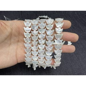 Cuentas Sueltas de Concha en Forma de Lingote para la Fabricación de Joyas - Product Image 4
