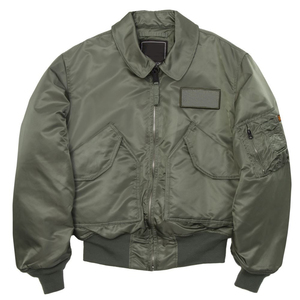 Wholesale Custom Made OEM Men's Bomber Jacket with Polyester/Nylon Breathable & Quick Dry Winter Custom Colors & Logo Positions - Product Image 2
