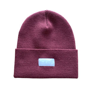 Wholesale Custom High Quality Polyester Spandex Fleece Beanie <b>Caps</b> Breathable Straight Pattern Winter Warm <b>Men</b> Women Casual - Product Image 5