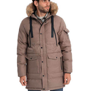 Veste parka pour homme, coupe ajustée, fabrication professionnelle, vêtements décontractés, mode, épaisse, veste parka pour homme d'extérieur avec personnalisation - Product Image 1