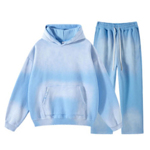 ชุดวอร์มผ้าฝ้ายสไตล์วินเทจชุดวอร์มซักด้วยกรดสำหรับฤดูหนาวใส่ได้ทั้งชายและหญิงชุดใส่ไป100% โลโก้ได้ตามต้องการ - Product Image 5