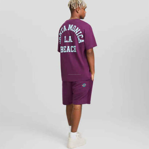 เสื้อยืดโอเวอร์ไซส์แบบกล่องใส่2025สำหรับผู้ชายเสื้อยืดผ้าฝ้ายบ็อกซี่ธรรมดา100% มีสายสะพายไหล่แบบสตรีทแต่งลายสีทึบทุกขนาด - Product Image 4