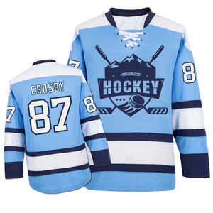 2024 nueva camiseta de Hockey Retro cosida con estampado 3D clásica auténtica camiseta de Hockey para hombre uniforme de Hockey sobre hielo de manga larga - Product Image 2