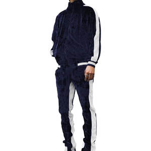 Conjunto Deportivo de 2 Piezas para Hombre, Informal, Ecológico, Cortavientos, con Cremallera Completa, de Poliéster/Algodón, con Mangas Largas - Product Image 5