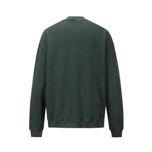 Sudadera con capucha para hombre, ropa de calle de gran tamaño, sudadera personalizada con cuello redondo, sudadera polar para hombre de 400g con hombros caídos, sudaderas con capucha - Product Image 4