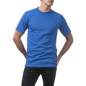 T-shirt décontracté pour hommes de haute qualité Logo personnalisé motif solide 100% coton 220 grammes prix - Product Image 4