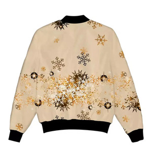 Nouvelle arrivée célèbre : Veste universitaire d'hiver avec design personnalisé, col montant fin, logo frontal - Product Image 3