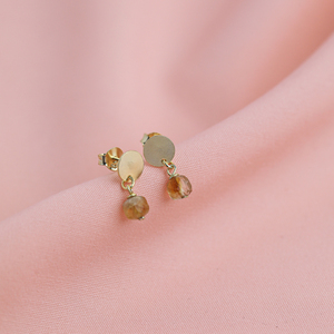 Boucles d'oreilles clous en forme de zircon rond, design simple, fabrication artisanale turque, vente en gros, bijoux en argent sterling 925 - Product Image 4