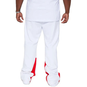 กางเกงผ้านิ่มพร้อมกระดิ่งแฟชั่นสำหรับผู้ชายกางเกงทรงบานแบบลำลองสำหรับผู้ชาย - Product Image 5