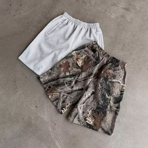 Wholesale Eco Friendly 100% Cotton Fleece Hot <b>Shorts</b> for <b>Men</b> Casual Fashion Gym Workout Sweat <b>Shorts</b> Custom Logo OEM - Product Image 4