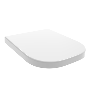 Couvre-siège de toilette blanc brillant thermoformé - Product Image 1