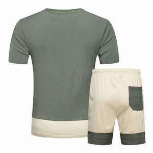 Short Sets <b>for</b> Men Casual Clothes Summer Man 2 Piece Set Sports Suits <b>for</b> Men Shirts and Shorts Male Sets - Product Image 4