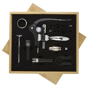 Malbick Custom Merchandising 9-Piece Wine <b>Set</b> for <b>Beverage</b> <b>Serving</b> - Product Image 3