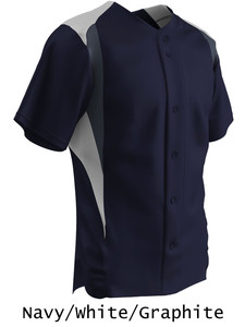 เสื้อเบสบอลแบบสั่งทำปี 2024 ดีไซน์ใหม่ ระบายอากาศได้ดี แห้งเร็ว รับผลิตตามสั่ง (OEM) ขายส่ง ปักชื่อทีมได้  แบบ unisex ไซส์ใหญ่พิเศษ - Product Image 3