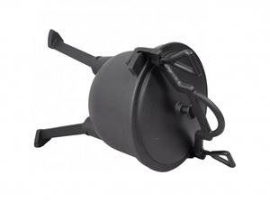 Pot de calfeutrage en <span class=keywords><strong>fonte</strong></span> préfabriquée/émaillée de 15l, Pot de chasse en <span class=keywords><strong>fonte</strong></span> d'afrique du sud avec pieds sur un feu ou un brûleur à gaz - Product Image 3