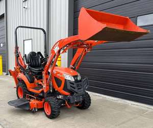 รถแทรกเตอร์ดีเซล Kubota BX23S 23 แรงม้า พร้อมกระบะตักแบบถอดเร็ว ระบบขับเคลื่อน 4 ล้อ 540 PTO ระบบเชื่อมต่อ 3 จุด อุปกรณ์การเกษตร จัดส่งฟรี - Product Image 2