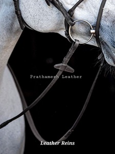 Riendas de caballo de Cuero 100% personalizadas estilo inglés occidental OEM cuero genuino Riendas de equitación proveedor al por mayor tendencia 2025 - Product Image 5