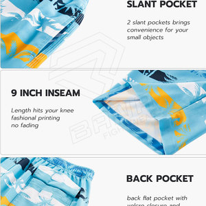 Printed 3D Beach Men Swim Shorts Surf Wear Customized <b>Top</b> Design Good Quality Men Summer Good Quality Men Shorts - Product Image 4