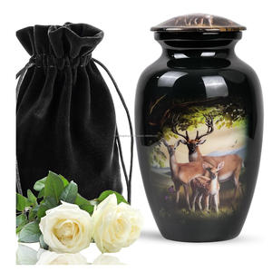 Urne de crémation de cerf pour cendres humaines Adulte Homme et femme-Urne de restes humains Urnes décoratives pour adultes - Product Image 1
