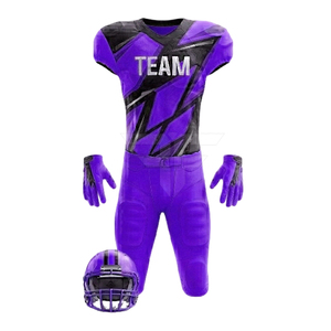 Uniforme de Fútbol Americano Unisex a Precio de Fábrica, Hecho con Tela 100% Poliéster, Ligero, Antibacteriano, de Secado Rápido y Transpirable - Product Image 3