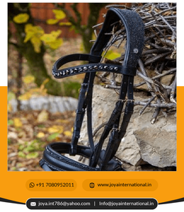 Bride en cuir de cheval de fabricant indien de haute qualité à vendre Bride à mordiller Tokyo personnalisée pliée - Product Image 3