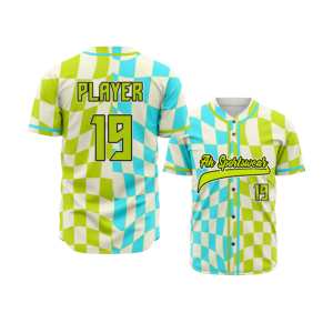 ชุดยูนิฟอร์มเบสบอลแบบสั่งทำสำหรับผู้ใหญ่และเยาวชน แบบติดกระดุม ทนทาน ดีไซน์ใหม่ พร้อมจำหน่าย - Product Image 4