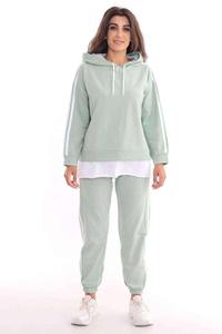 Fabricantes OEM LOGO personalizado Rosa 3D Puff Imprimir Ropa de calle de las mujeres para pantalones de chándal Jersey - Product Image 2