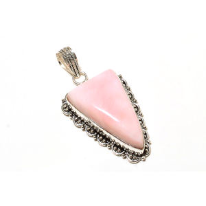 Colgante de ópalo Rosa Natural hecho a mano de Plata de Ley 925 más vendido, colgante de piedras preciosas de diseñador con forma de lujo, colgantes finos - Product Image 5