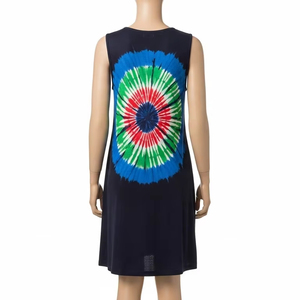 Robes décontractées sans manches, teintes unies, en tissu polyester, légères, confortables, pour l'été, tenue quotidienne, vêtements de mode pour femmes - Product Image 5