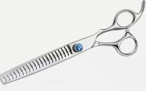 Soins personnels ciseaux à effiler les cheveux en acier inoxydable enduit personnalisé barbiers accessoires de salon ciseaux à cheveux - Product Image 3