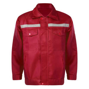 Uniforme de trabajador de reparación de automóviles mecánico transpirable para hombres y mujeres, chaqueta de trabajo de rayas reflectantes de manga larga de talla grande transpirable - Product Image 5