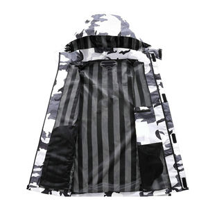 Nouveau design 2025 vente en gros conception personnalisée randonnée imperméable coupe-vent veste hommes tissé fermeture éclair vestes d'extérieur - Product Image 2